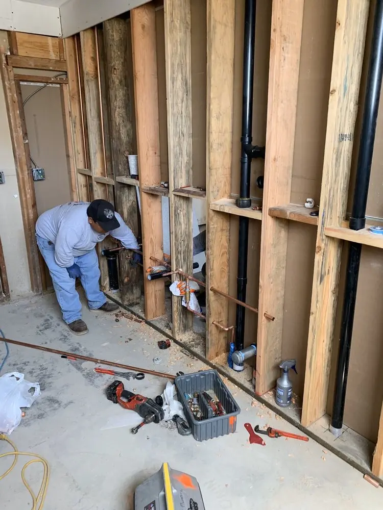 Commercial rough-in plumbing for Gas Line Repair in South Abington